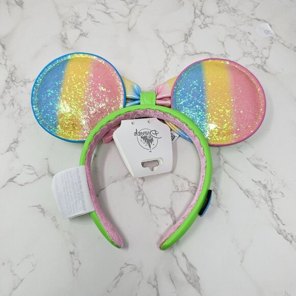 NWT Disney Parks Disney Eats Minnie Mouse Shaved Ice Ear Headband - Picture 2 of 2